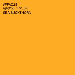#FFAC25 - Sea Buckthorn Color Image